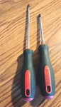 Set Of Pittsburgh Screwdriver Drivers PHILLIPS.PH1X6" & PH2X4". Fixed Price $14.99.