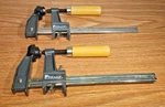 Pittsburgh 6" Bar Clamps F-style Set Of Two (2). Fixed Price $15.00.