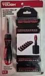 Hyper Tough 63 Pc Roll-up Ratcheting Screwdriver Set Slotted Phillips Pz Star. Fixed Price $11.99.