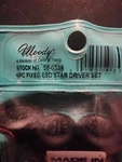 Moody's 4PC Star Driver Set. Fixed Price $11.10.