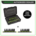 Gripedge Master Rpt Hex Bit Allen Socket 38PC + Metric & Sae Driver Set. Fixed Price $499.99.