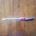 Snap-on Tools 3/8" X Flat Tip Red/black Soft Grip Screwdriver SGD8B Usa Made. Fixed Price $14.50.
