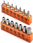 Horusdy 14-PIECE Tamper Resistant Star Bits, S2 Alloy Steel, T5 T40 Security. Fixed Price $15.18.