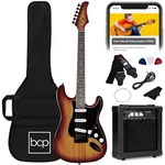 Best Choice Products Beginner Electric Guitar Kit Case 10W Amp Tremolo Bar 39IN. Fixed Price $139.99.