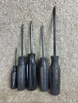 Craftsman Professional 5PC. Mixed Screwdriver Set. Fixed Price $30.00.