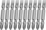 10PCS Magnetic Slotted Phillips Double Ended Screwdriver Bits PH2/SL6, #2. Fixed Price $12.19.
