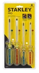 Stanley Set Of 4 Pro Screwdrivers STHT69169. Fixed Price $13.50.
