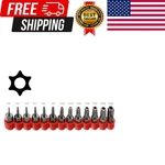 Alazco Multifunction 13PC Tamper Proof 6 Point Star Torx Driver Bit Set - Fits. Fixed Price $13.94.