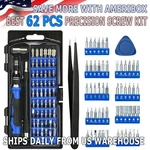 62X Computer Repair Kit Set Tool Laptop Pc Precision Screwdriver Torx Smartphone. Fixed Price $12.49.