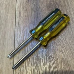 Master Mechanics 633P & Our Own Hardware #1 Phillips Screwdriver Yellow Black. Fixed Price $12.99.