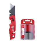 Milwaukee Tool 48-22-1504 Fastback Folding Knife W/blade Storage And Set. Fixed Price $26.97.