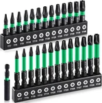 27PCS Impact Torx Bit Set (TT7-TT40), S2 Steel Security With Tamper Proof & Magn. Fixed Price $11.70.