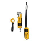 Dewalt Right Angle Drill Attachment & Flexible Shaft 12" Extension Set 1/4" Hex. Fixed Price $39.99.