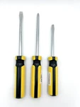 Steel Grip Phillips Flat Screwdriver Yellow/black Handle NO.2 X 4". Fixed Price $10.00.