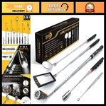 Magnetic Pickup Tool Set - 15LB & 1LB Rods, 360 Swivel Mirror, Telescoping Flas. Fixed Price $49.99.