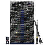 Facoow 6" Impact Nut Drivers Set Magnetic 18PCS Sae Metric Ex. Fixed Price $36.75.