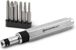 Powerbuilt - 7 Pc. Mini Impact Driver & Extractor Set, Hand Onesize, Silver Hist. Fixed Price $30.90.