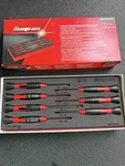 Snap-on Tools SGDE70ESDFR Electronic Mini Screwdriver Foam Set Red New. Fixed Price $140.00.