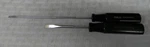 Snap-on 2PC Black Hard Handle Flat Tip Electronic Screwdrivers #SSDE46B, SSDE63B. Fixed Price $39.99.