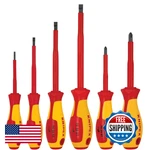 Knipex Tools 9K 98 33 Us 6 Pc Screwdriver Set 1000V Insulated. Fixed Price $98.98.