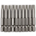 10PCS 2"/50MM T27 Torx Head Screwdriver Bit Set, 1/4 Inch Hex Shank With Quic.... Fixed Price $16.25.
