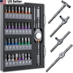 Wesdut 32IN1 Handle Magnetic Ratchet Screwdriver Set, Freely Combine Black. Fixed Price $33.65.