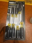 Klein Tools 7PC Cushion Grip Screwdriver Set Slotted And Phillips 85076 Usa New. Fixed Price $48.95.