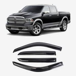 Dyrdinshow 94109 Window Visor Rain Guard Tape-on For 2009-2018 Ram 1500, 2019.... Fixed Price $45.68.