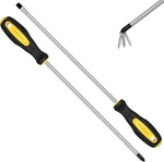 2PCS Long Magnetic Screwdriver Set, 12IN Extra Phillips And Slotted. Fixed Price $10.69.