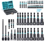 Libraton 54PCS Magnetic Nut Driver Set, Metric/sae Impact Drill Bit Kit. Fixed Price $45.99.