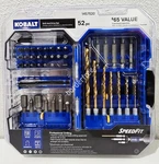 Kobalt Screwdriver Bit Set 52 -piece Drill And New Sealed. Fixed Price $21.99.