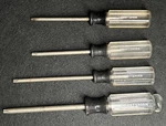 Vintage Craftsman Torx Screwdriver Set T15 T20 T25 T27 Made Usa. Fixed Price $25.00.