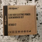 Hi-spec 27PC 3.6V Small Power Electric Screwdriver Set Cordless *sealed*. Fixed Price $19.00.