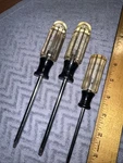 Craftsman Torx T30, T25 & T15 Screwdrivers 9-41477 B Wf Vintage Total Used. Fixed Price $20.00.