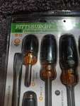 Pittsburgh Screw Driver Set 12 Piece. New In Package. Lifetime Warranty.. Fixed Price $11.99.