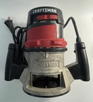 Craftsman #315.175040 8.A 25,000 Rpm 1-1/2 Hp 1/4" Router Works!. Fixed Price $39.99.
