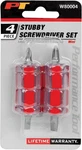 New Performance Tool W80004 Piece Mini Stubby Screwdriver Set. Fixed Price $8.99.