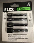 Flex 2-9/16-IN. 4 Pc Impact Magnetic Nut Driver Set. Fixed Price $18.99.