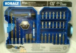 Kobalt Pc (piece) Drill & Drive Set Quick Load Model PTA51202 Item 0782300. Fixed Price $24.69.