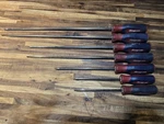 Snap-on Tools 7PC Instinct Hard Grip Long Screwdrivers Red White Blue Rwb. Fixed Price $199.00.