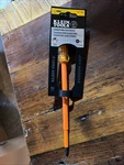 Klein Tools 6037INS Insulated Screwdriver, #2 Phillips, 7-INCH Round Shank. Fixed Price $15.99.