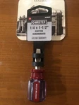 New 1/4" X 1-1/2" Master Mechanic Stubby Square Slotted Screwdriver 103621. Fixed Price $9.99.