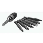7 Piece Quick Change Screwdriver Fast Bit Set Ph #1, SQ#2 Slot 8-10. Fixed Price $13.99.