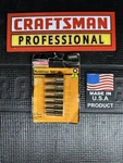 Nos Sears Craftsman Professional Usa 7PC Nutdriver Bit Set 25682 3/16-7/16. Fixed Price $29.99.