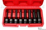 1/2" Impact Socket Hex Bits 8PC Sae Set Long Air Allen Driver. Fixed Price $24.95.