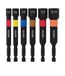 Klein Tools 4 Inch Magnetic Power Nut Setter Set, 6 Pieces. Fixed Price $34.99.
