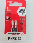 Milwaukee 48-32-4444 #2 Phillips Shockwave 1" Reduced Dia Drywall Insert Bit. Fixed Price $13.50.