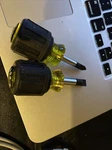 Klein Tools 600-1 5/16-INCH & 603-1 Screwdriver 1-1/2-INCH( Flat And Phillips). Fixed Price $12.00.