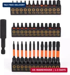 Bates- Impact Torx Bit Set, 37 Pack, T5-T40, Security Tamper Proof. Fixed Price $11.93.