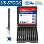 Workpro 10X Magnetic Square Set 1/4 Inch Hex Shank Driver W/storage Box. Fixed Price $16.99.